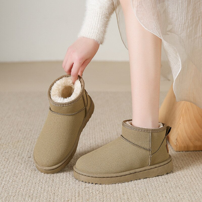 Luxe Suède wool shoes