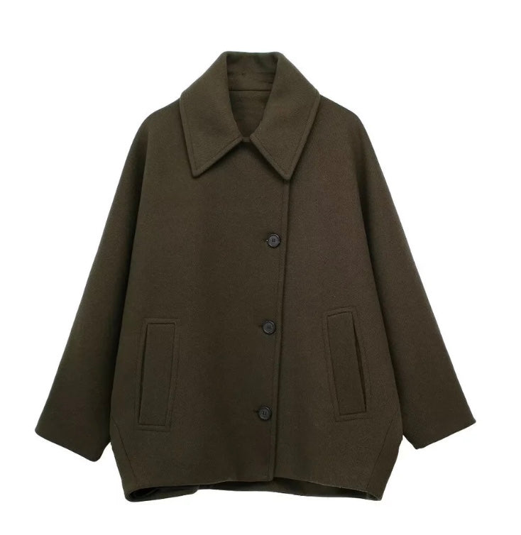 Lizzy | Trendy oversized wool jacket