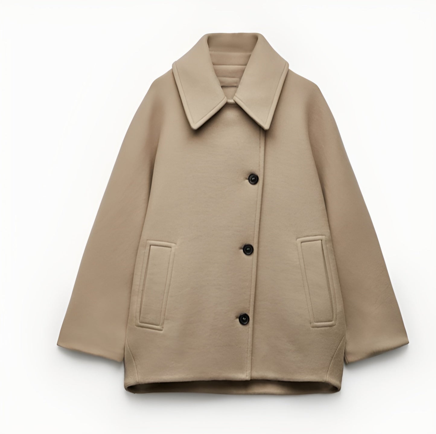 Lizzy | Trendy oversized wool jacket
