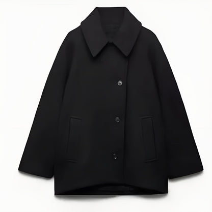 Lizzy | Trendy oversized wool jacket