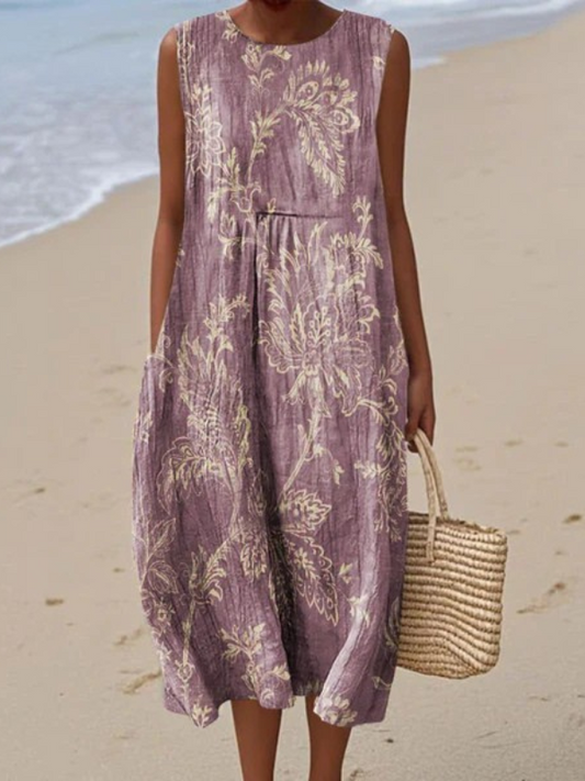 Mia | Floral Midi Dress