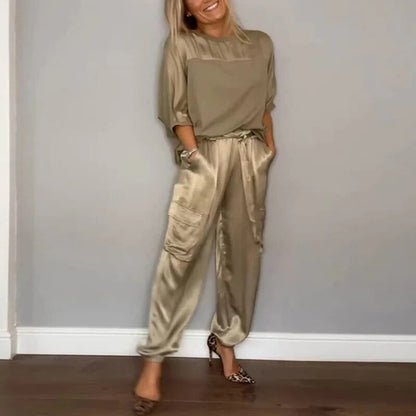 Averielle | Luxe Flowing Two Piece Set